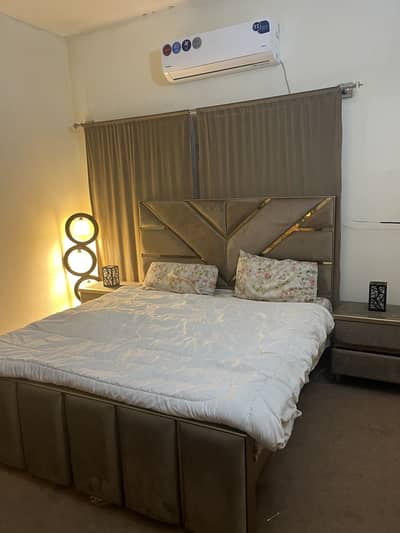 Wooden bed set for sale