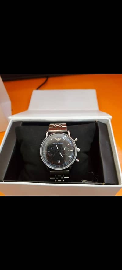 armani chronograph mens watch