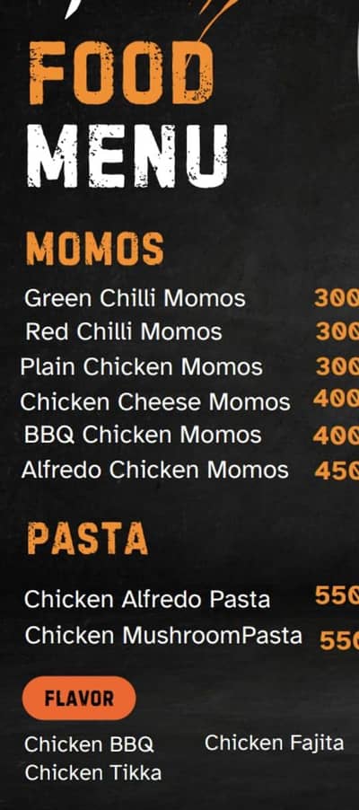 running business of Pasta,Fries & Momos