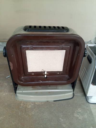 Revolving gas heater