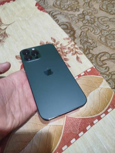 Apple 13 pro max 256 GB  98 btry olive green clr