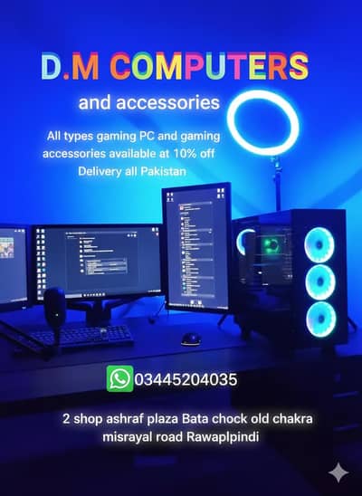All types gaming PC available