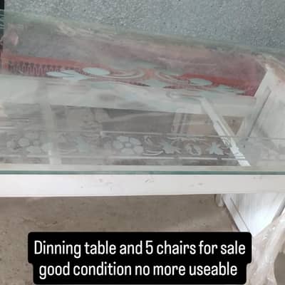 dinning table and chairs