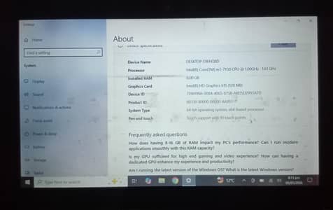 Haier Laptop touch screen