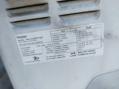 1 Ton ac jenion condition urgent sale