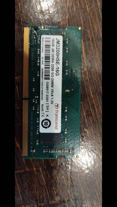 DDR4 Ram 16GB laptop 3200Mhz