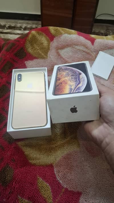 IPhone xs max golden 256 PTA approved