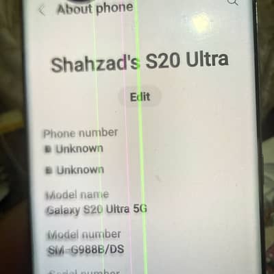 Samsung S20 ultra 5G software Approved