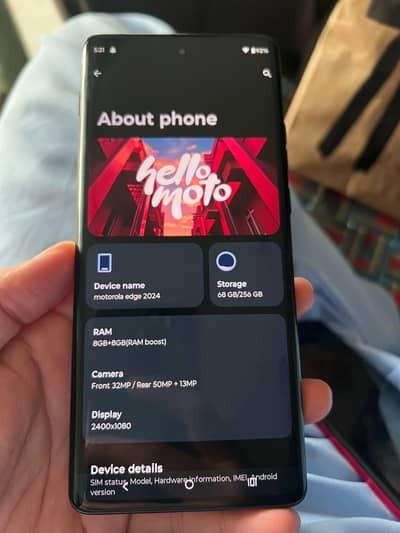 Motorola Edge 2024 Lock 