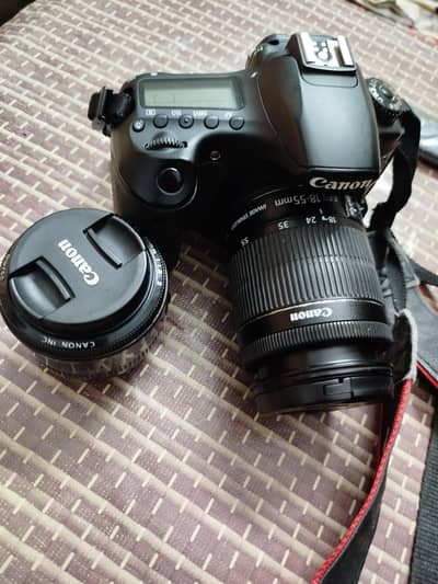 Canon EOS 60D DSLR | 18-55mm + 50mm Lens | Bag & Strap | Complete Kit