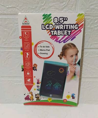 LCD Writing TABLET 6.5 " Multicolour Display Tab For kids & Adults /