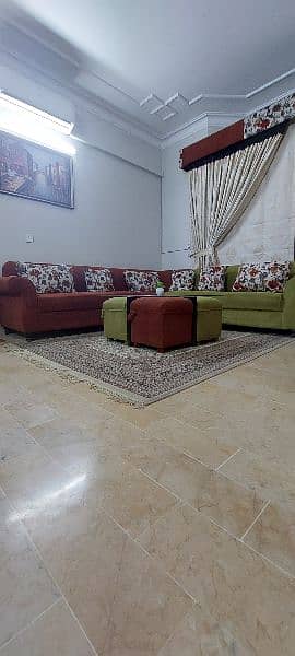 L shaped morder sofa