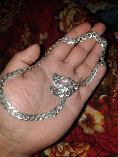 925men silver chain