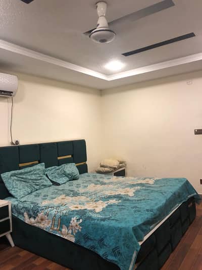 One bed full furnished flat for rent in civic center phase 4 Islamabad