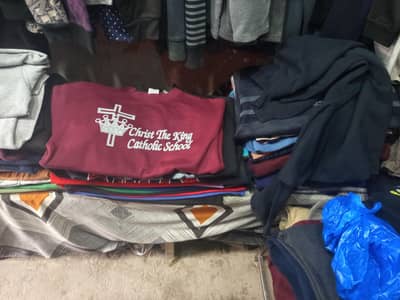 branded warm sherts & Hoodies also pents. .  available