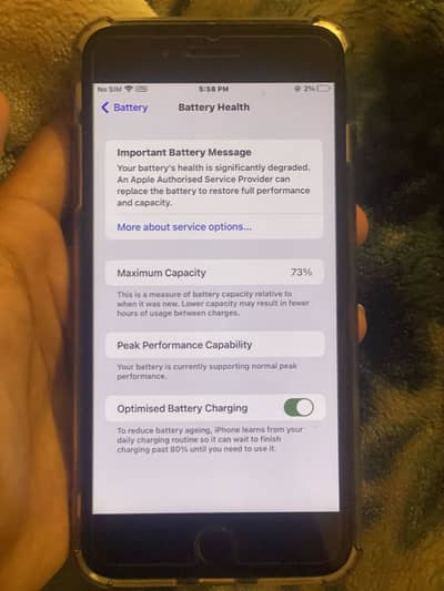 Iphone 7 plus in used condition