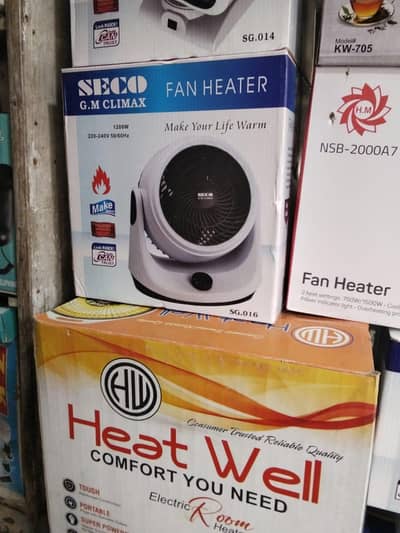 Seco Electric Fan Heater Box Packed Final Price 3700