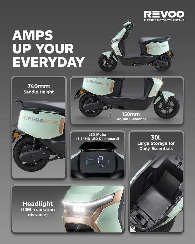 All Revoo Electric Scooty Available on Easy Installments - Electric ...