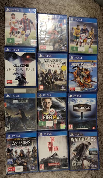 12 PS4 Games Set