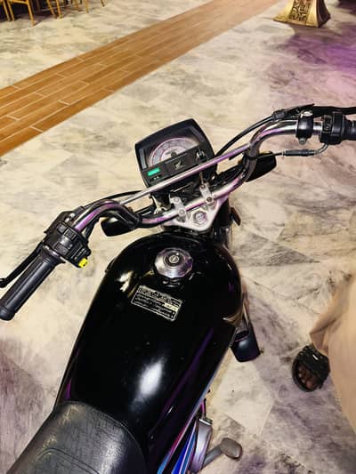 Honda 2024 black Calur Karachi number