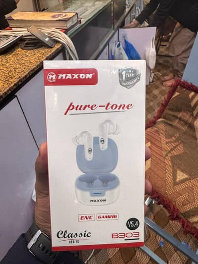 Maxon B303 Wireless Earbuds  ENC + Gaming Mod