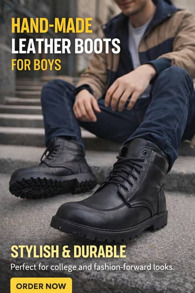 HANDMADE LEATHER BOOTS 