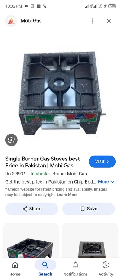 new chulha ha bas hamy double chahya is waja sa sale kr rhy ha