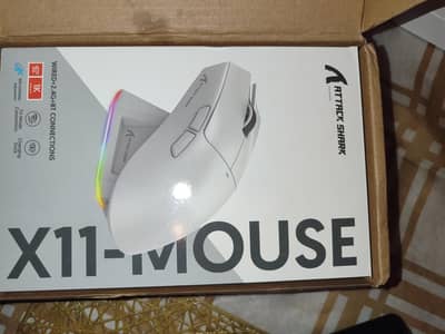 attack shark x11 wireless mouse barely used