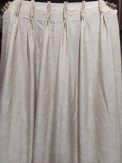 Off White Curtains for drawing room slightly used.