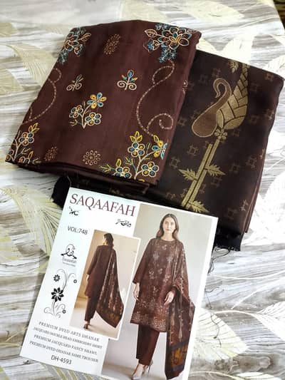 Bin Iqbal: SQAFFAH EMBROIDERED SUITS