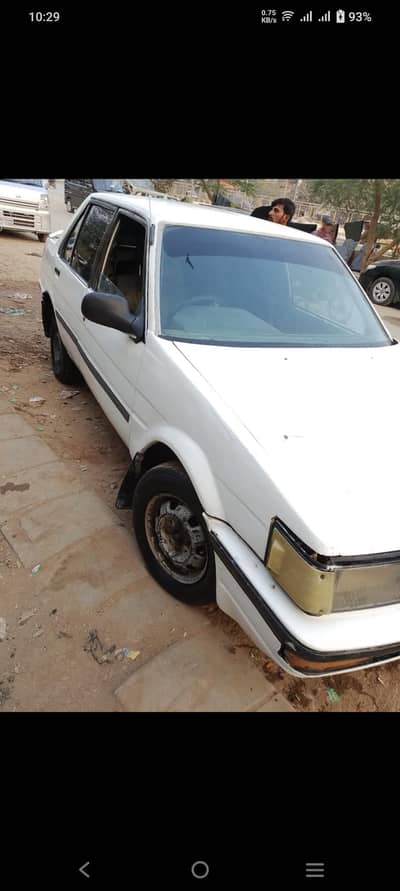 toyota carolla 86 model 92 registered urgent sale