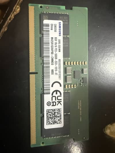 8 gb Ddr5 laptop ram samsung sodimm 5600 mhz
