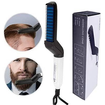 Professional Men's Electric Hair Straightener Comb
