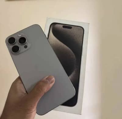 Iphone 15 pro max 256gb Non PTA sim time available dual physical