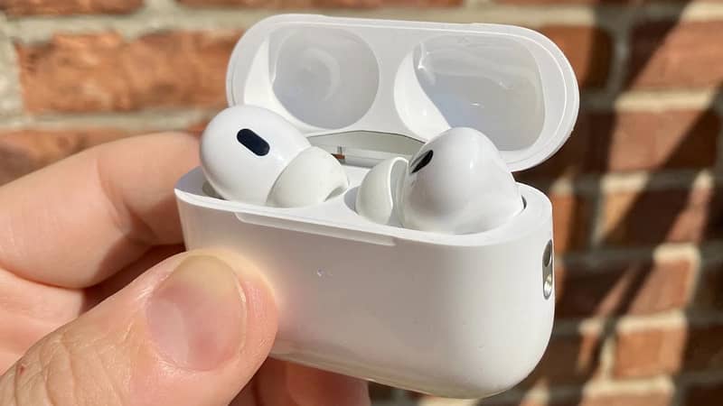 Box Pack AirPods Pro 2 White Earbuds + accessories For all Mobiles (Stock Clearence Sale)