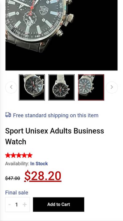 Sport Unisex Adults Business Watch.  (w. app, 0314,5308318