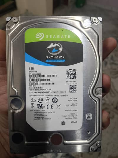 Seagate 8TB surveillance Sky Hawk (0309/9338827)