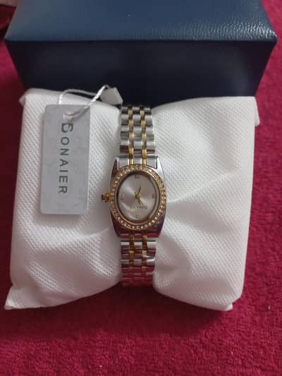 Bonaier Two-tone (Gold-Silver) ladies watch for sale