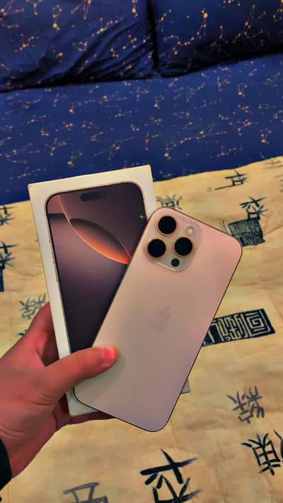 Iphone 16 pro max non pta jv complete box