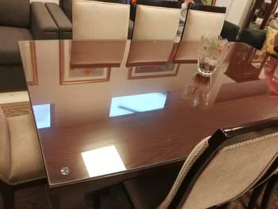 Large Dinning Table with 8 Chairs