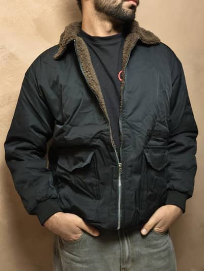 mens jacket with fur lining