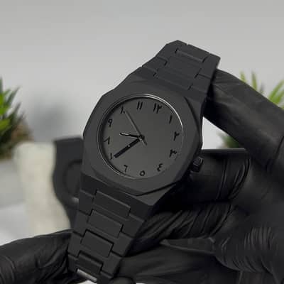 BLACK ARABIC AURA WATCH