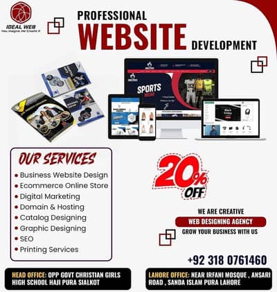 Professional Website Designing and Development
