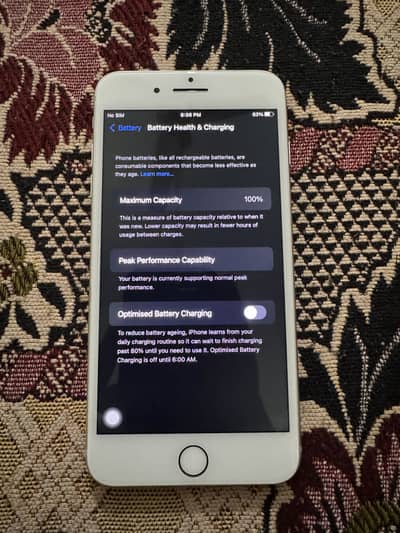 I phone 8 plus 64 GB white color contact 03014815362