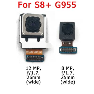 samsung s8 plus orignal front back cameras