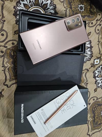 Samsung Note 20 Ultra 5G Dual Sim Approved 100% Clear Display Original