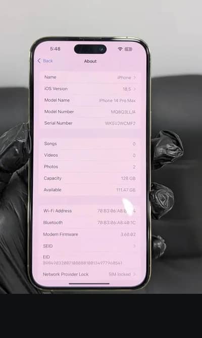 iphone 14 pro max  non pta water pack