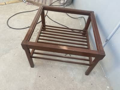 Coffee table new size 30 inches by 30 inch solid wood