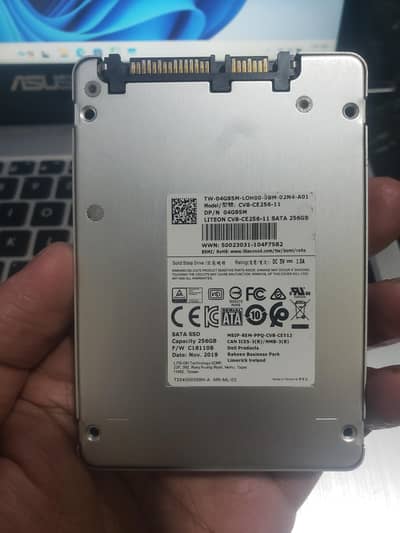 LITEON SATA 256 GB 6.0GB/s 100% Health