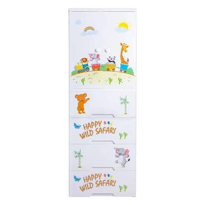 Kidz 7 Layer Safari Wardrobe